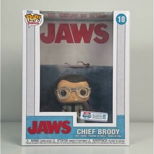 Funko Pop! VHS Covers # 18 Jaws Chief Brody Limited Edition Vinyl Figure